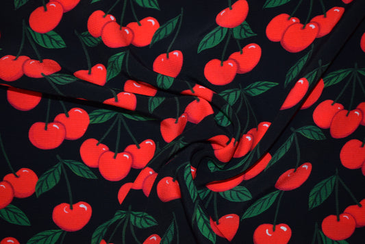 'Mon Cheri' Printed Crépe (Fabric Godmother Collection)