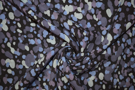 'Lava' Challis- Blue