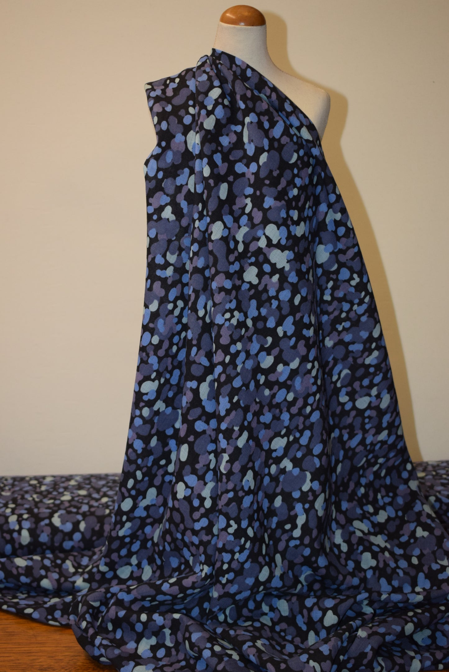 'Lava' Challis- Blue