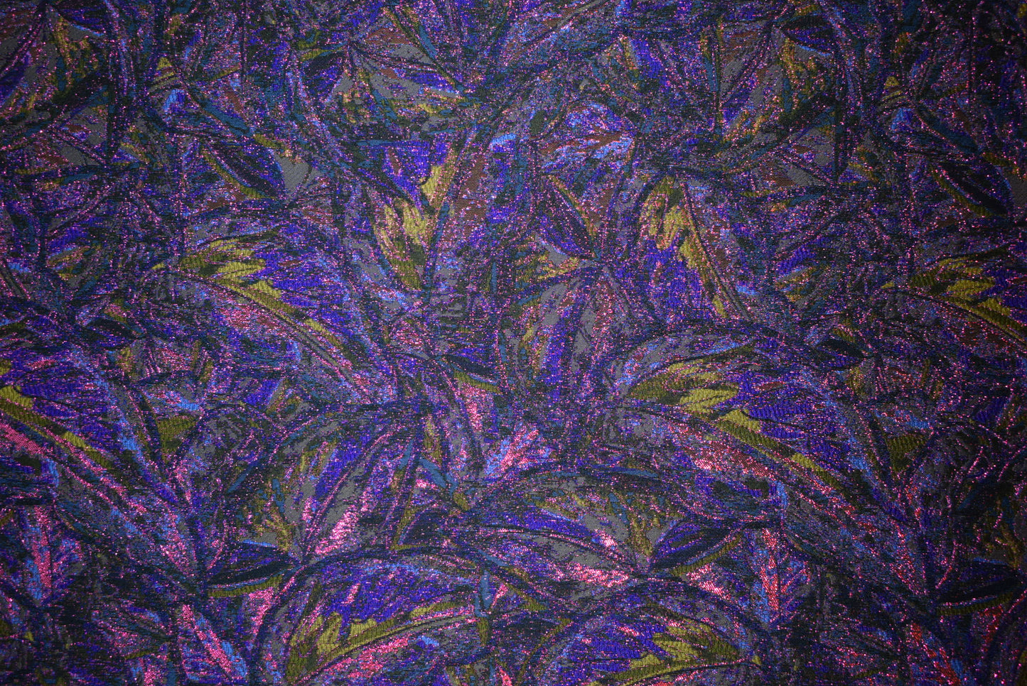 'Exotica' Metallic Brocade - Purple