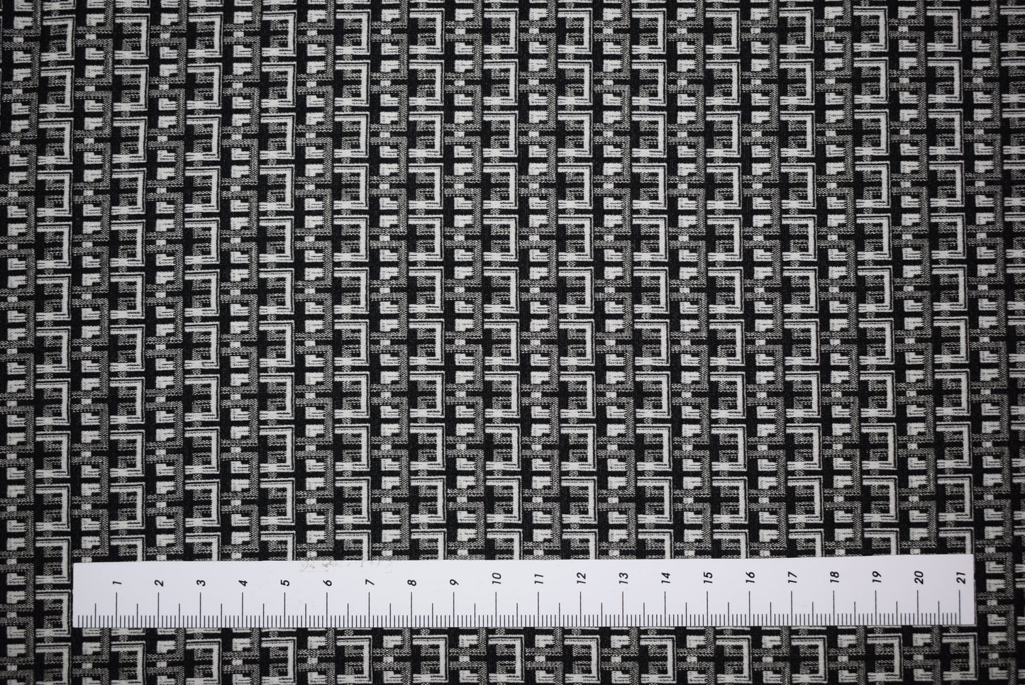 Monochrome Stretch Jacquard - A