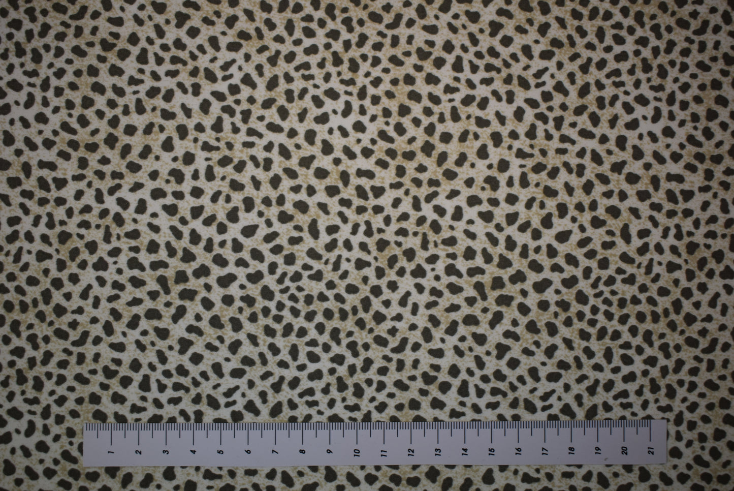 'Olive Cheetah' Printed Stretch Sateen