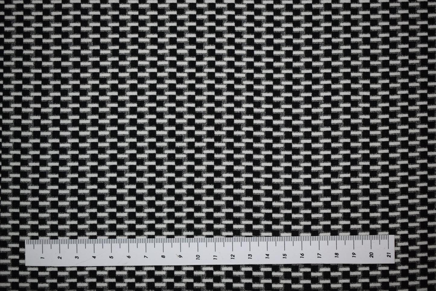 Monochrome Stretch Jacquard - A