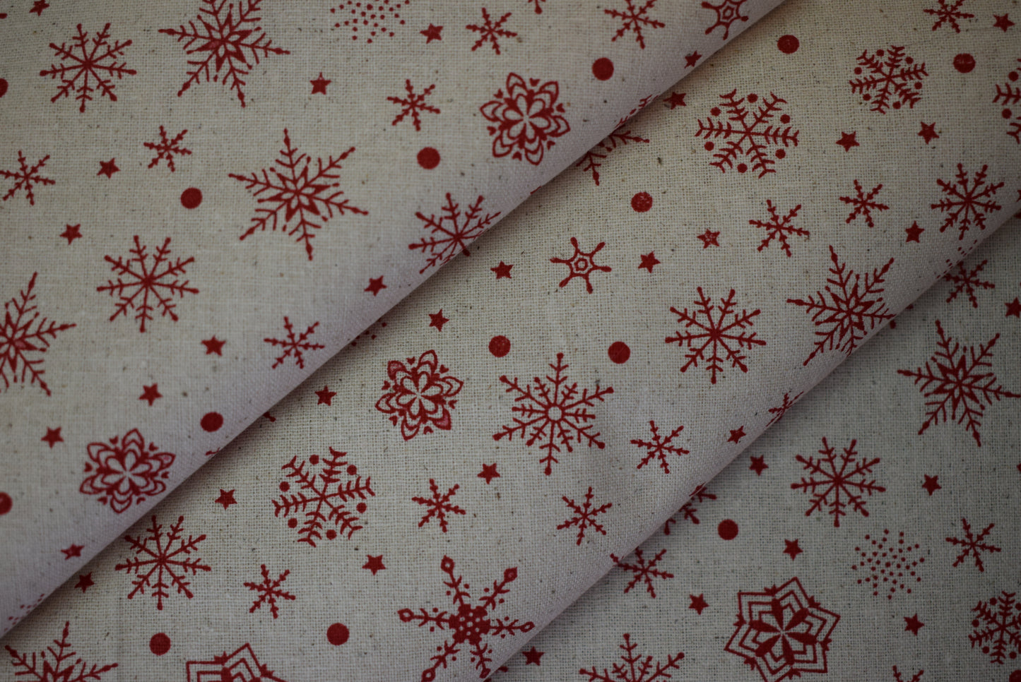 Christmas Snowflakes - Cream