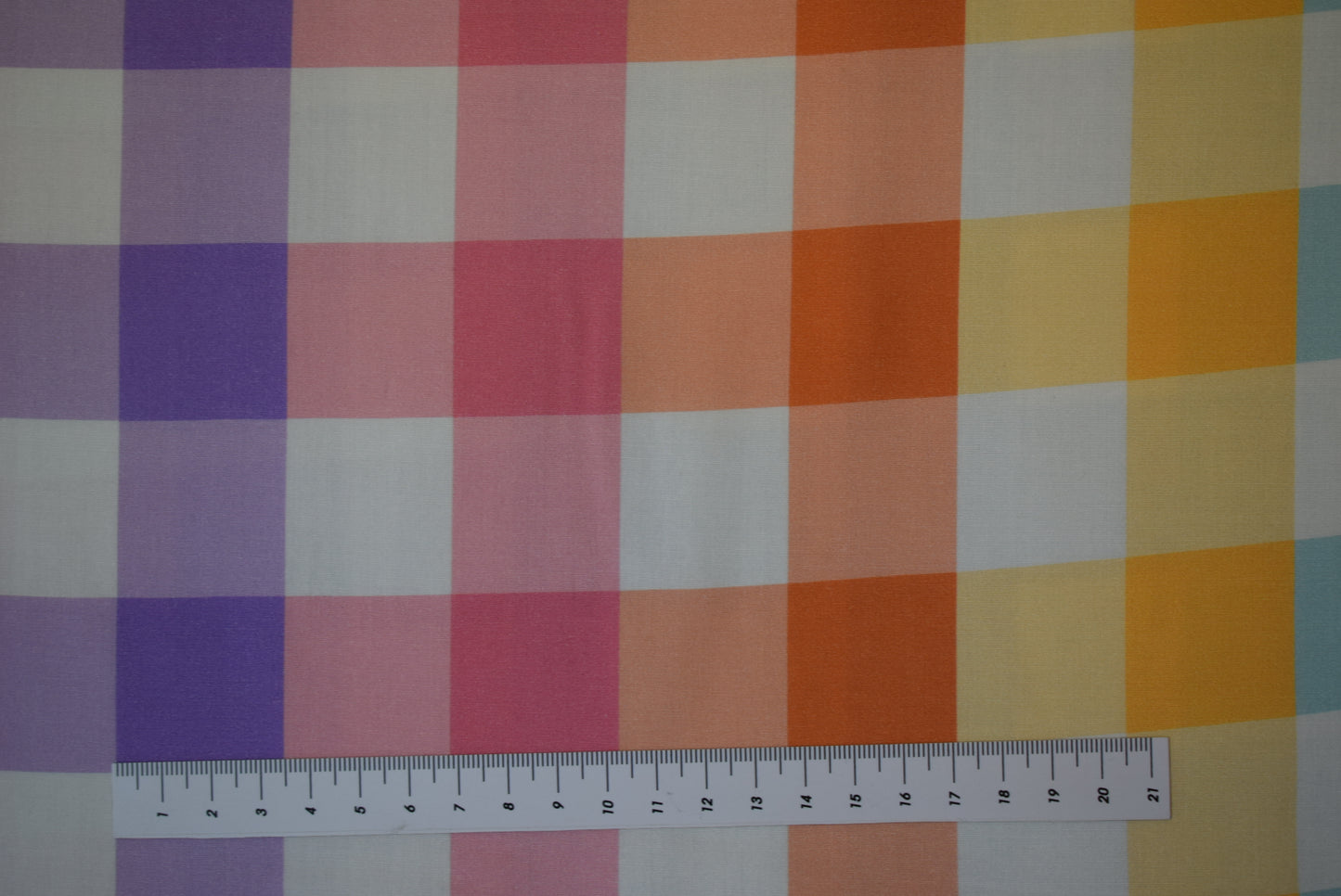 Rainbow Gingham - Large