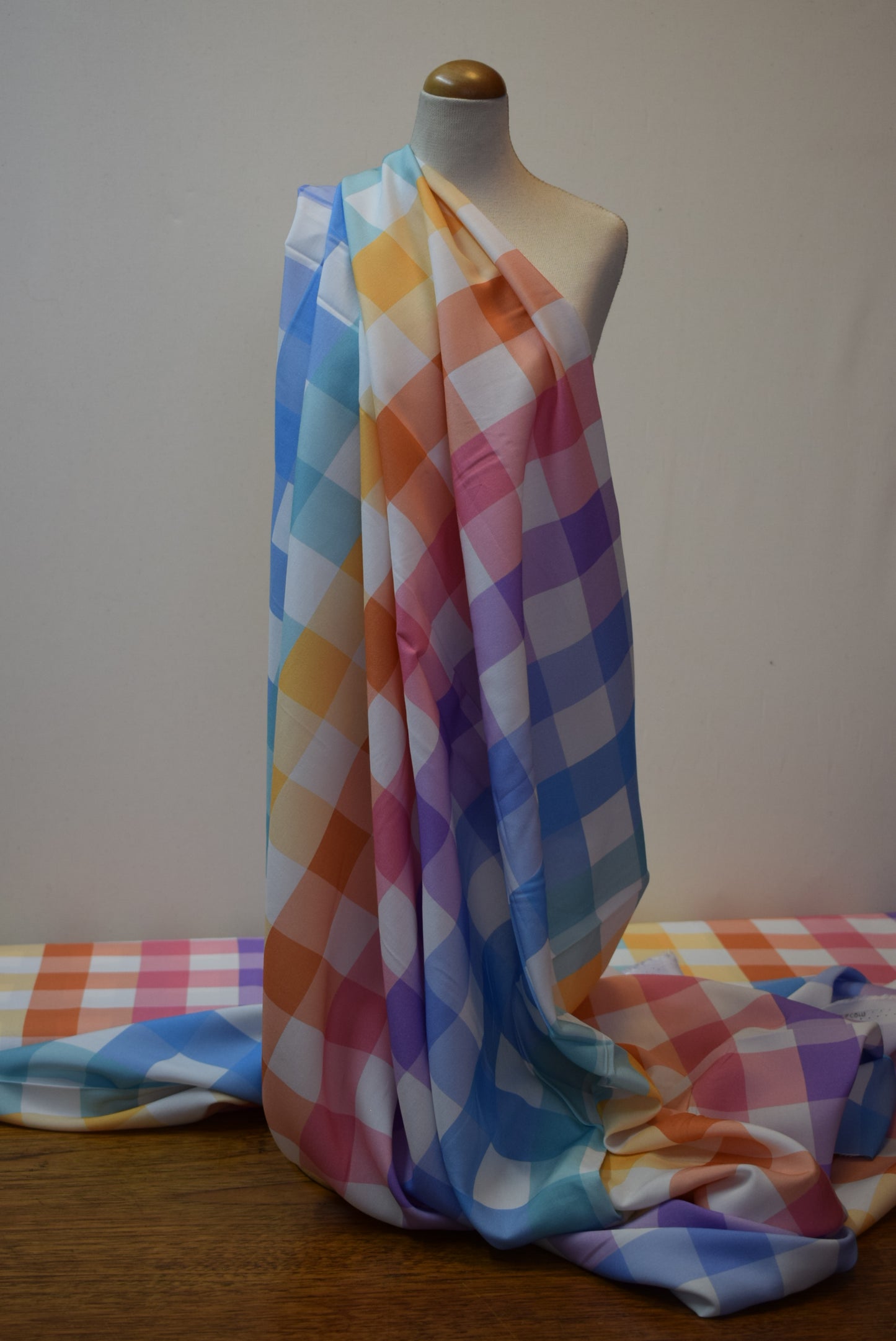 Rainbow Gingham - Large