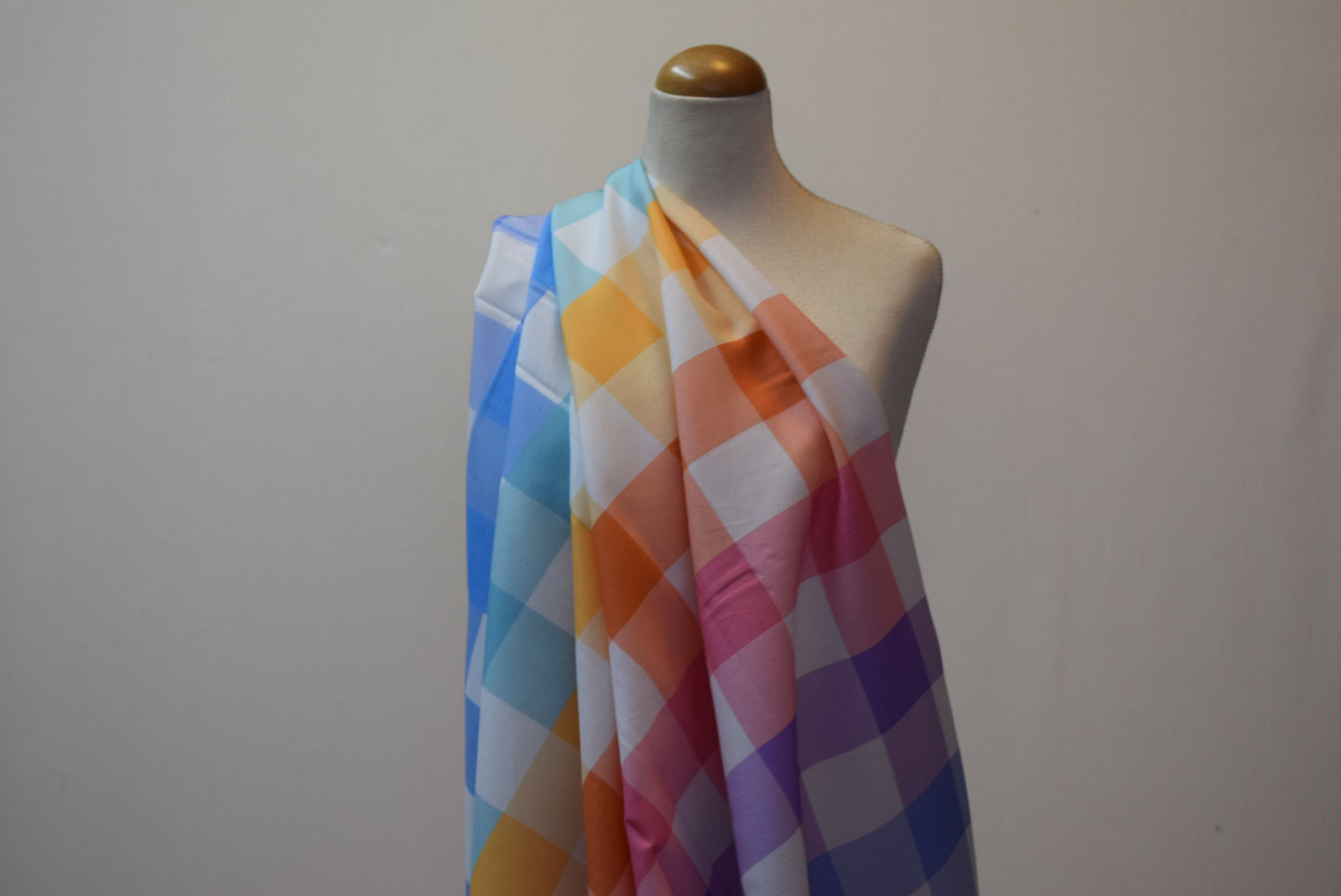 Rainbow Gingham - Large