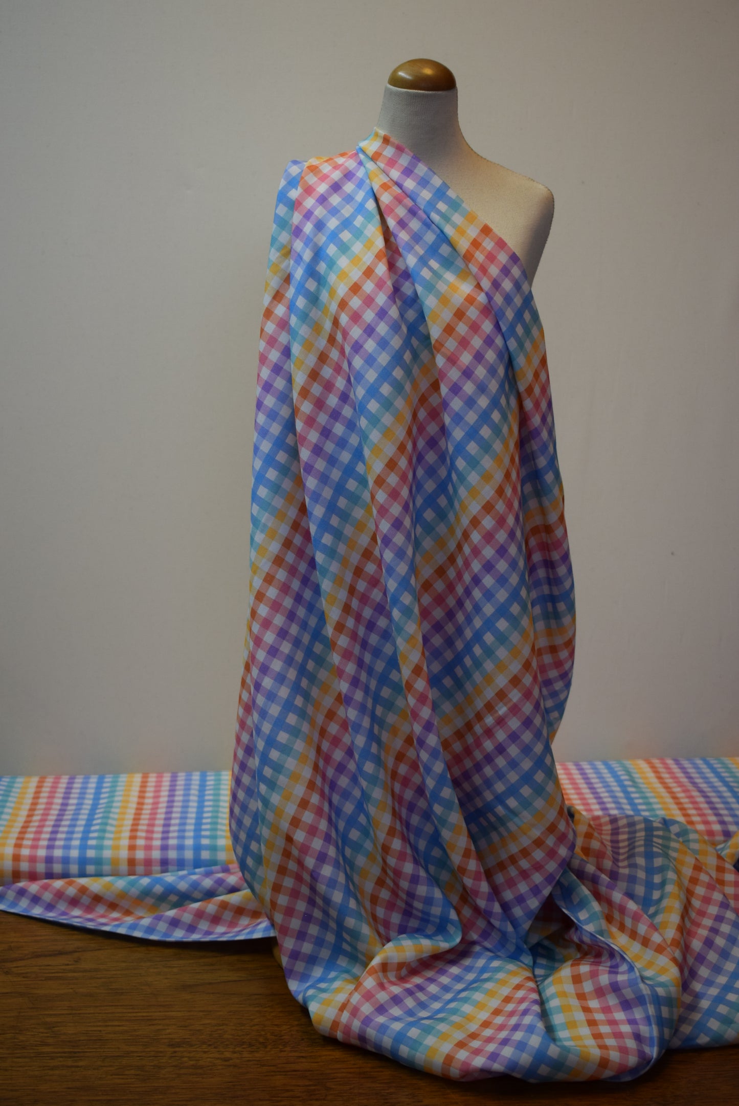 Rainbow Gingham - Large