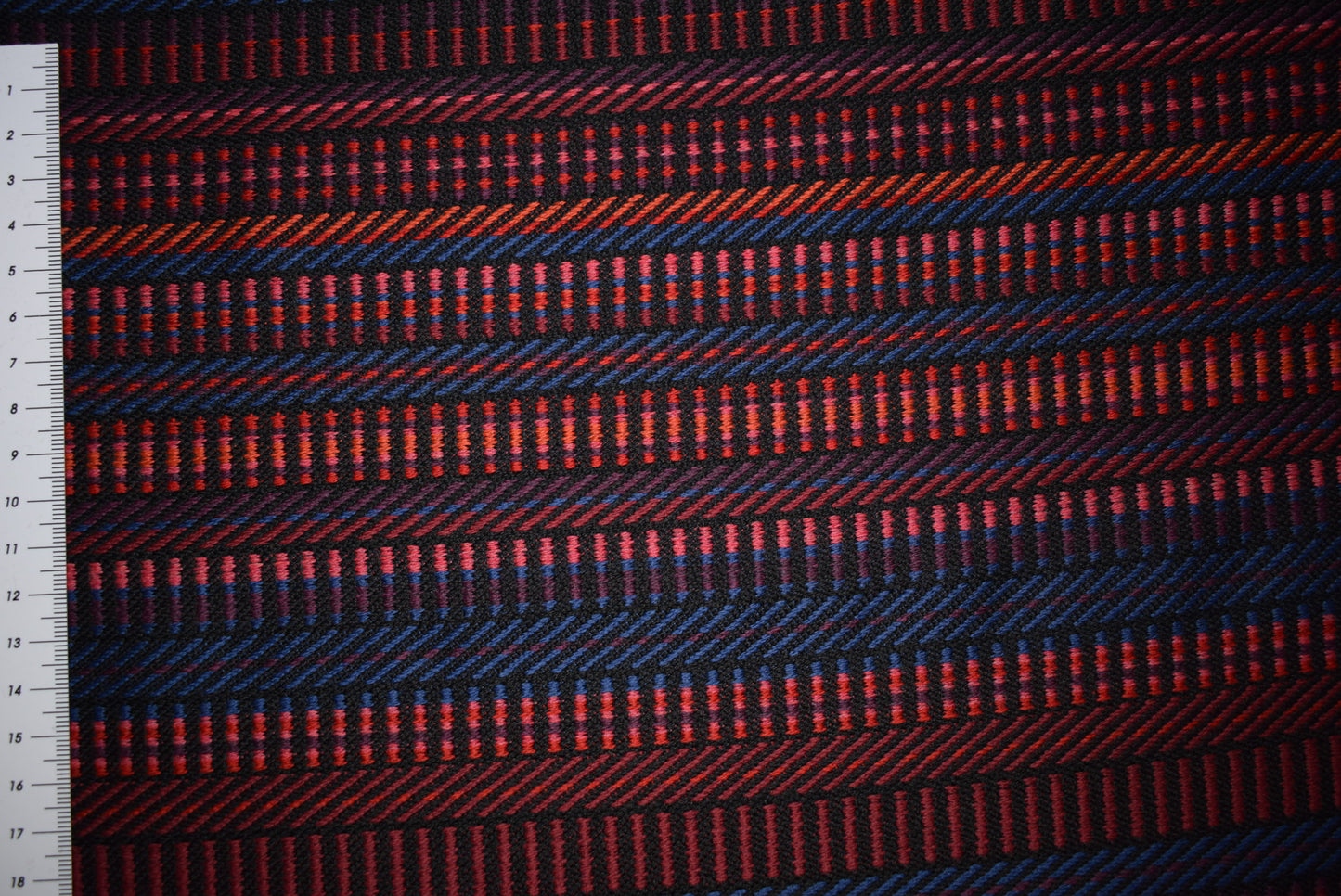Multi Folkweave Crosswise Tweed