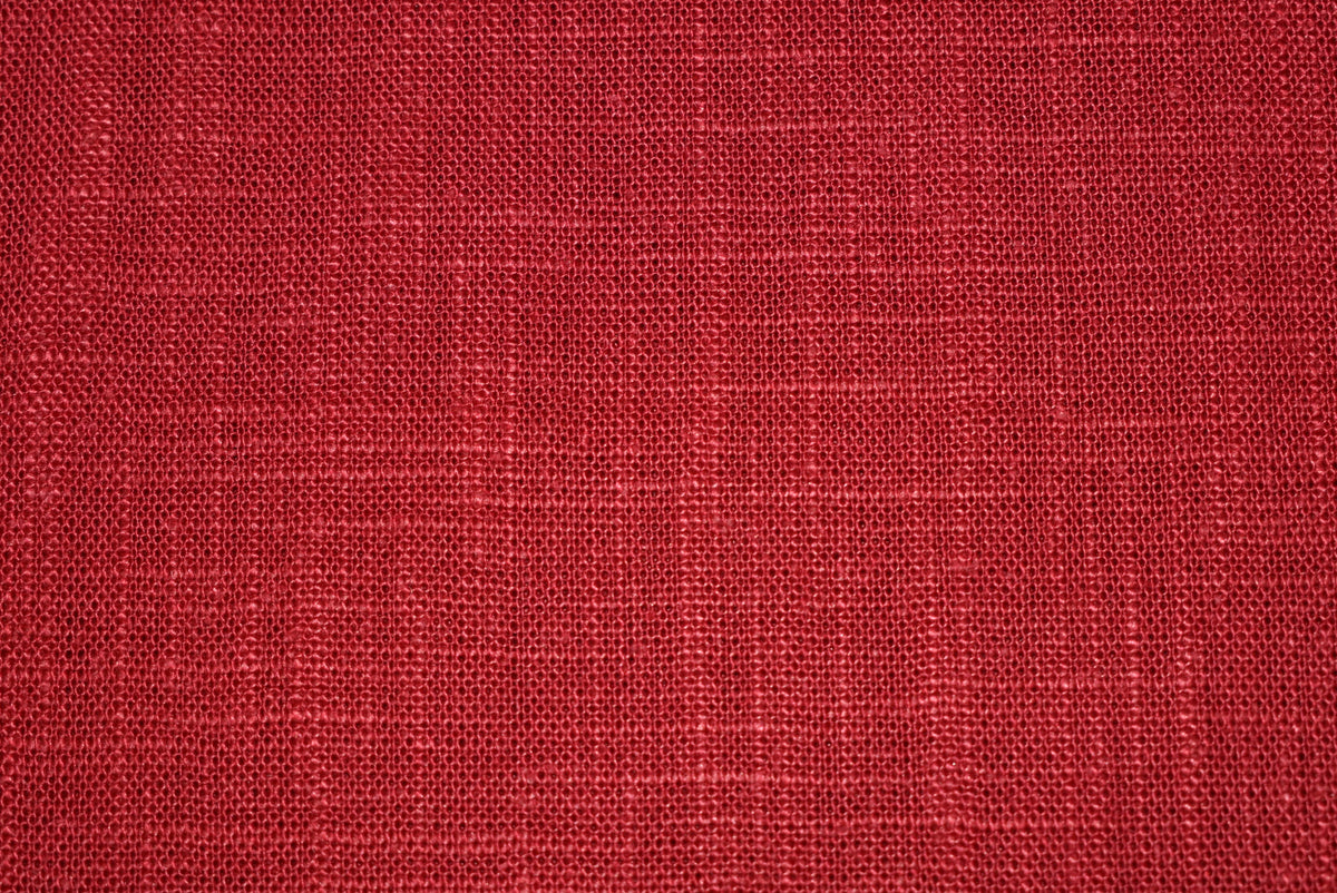 Red Linen Distressed Washed Ramie linen - Dark Red – Anglian Fashion Fabrics