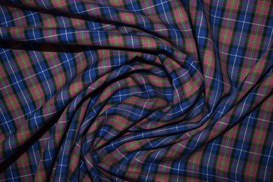 Truella Tartan - royal/cerise