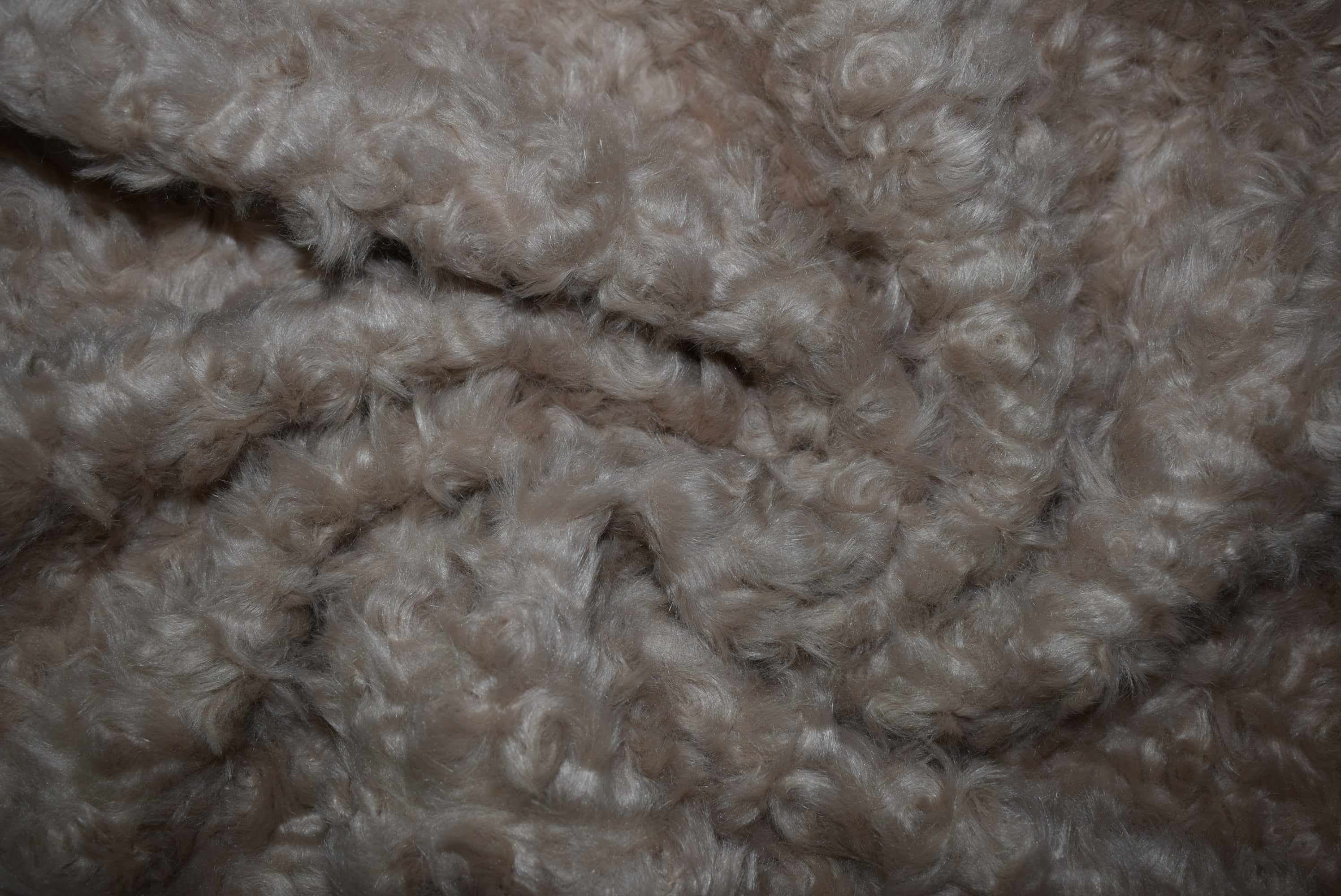 Curly faux fur sale