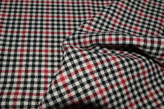 Crepe Checked Suiting