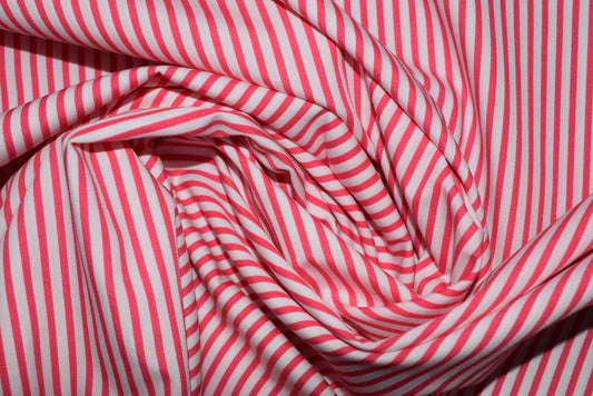 'Candy' Stripe P/C Poplin