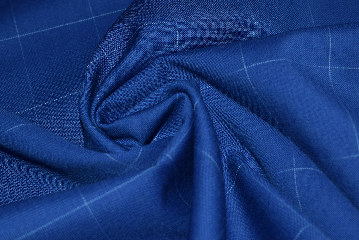 Pin Checks Textile Royal Pin Check Panama – Anglian Fashion Fabrics