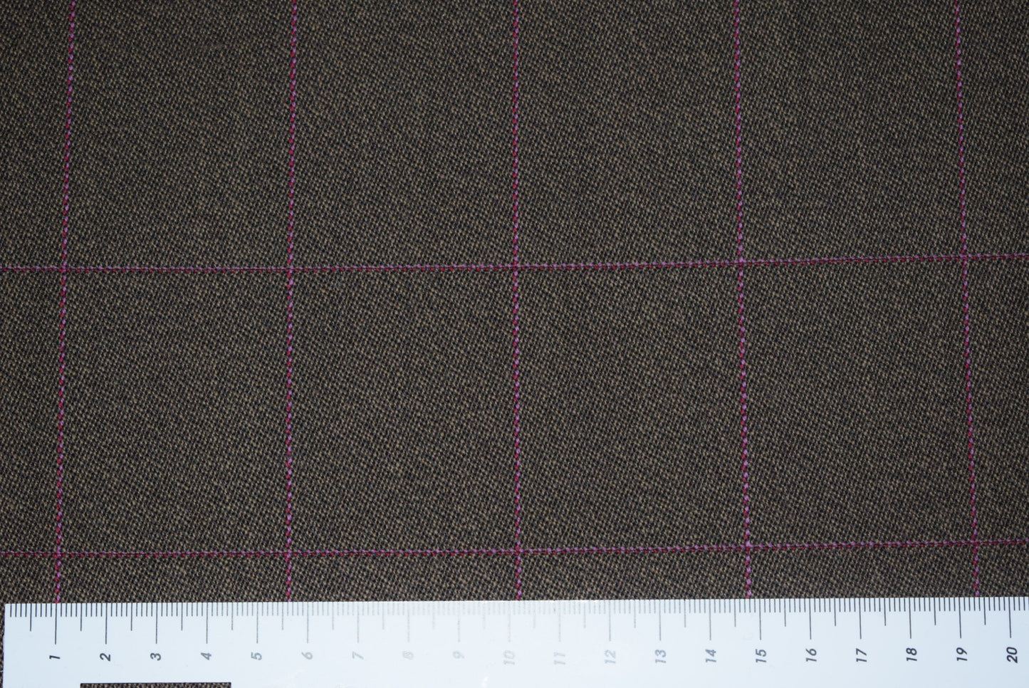 Pink Check Covert Tweed